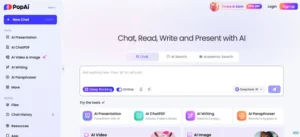 PopAI homepage