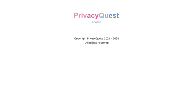 PrivacyQuest homepage