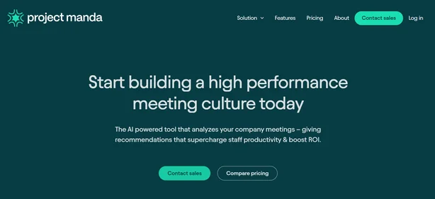 Project Manda homepage
