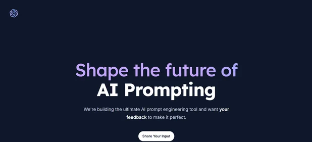 Promptify Pro homepage