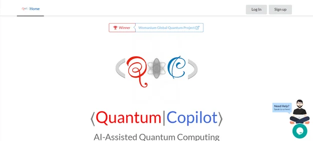 Quantum Copilot homepage