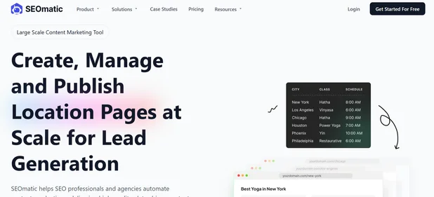 SEOmatic homepage