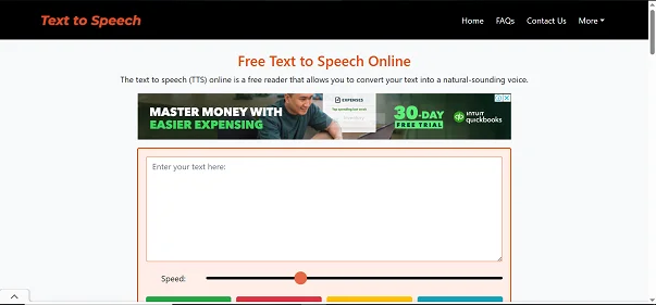 Text Speech