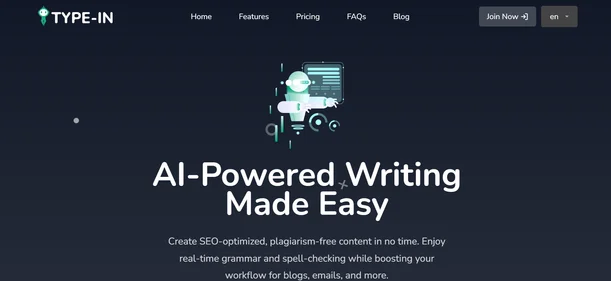 Type-IN.home