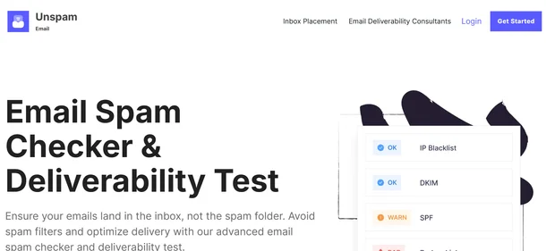 Unspam Email.home
