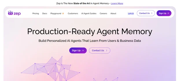 Zep homepage