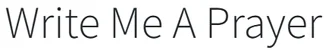 writemeaprayer