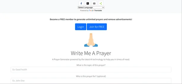 writemeprayer