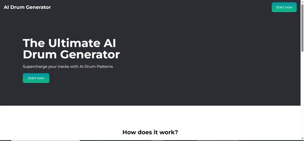 AI Drum Generator