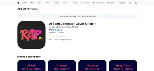 AI Rap Song Generator.home