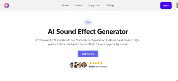 AI Sound Effect Generator