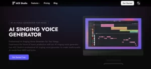 Ace Studio AI homepage