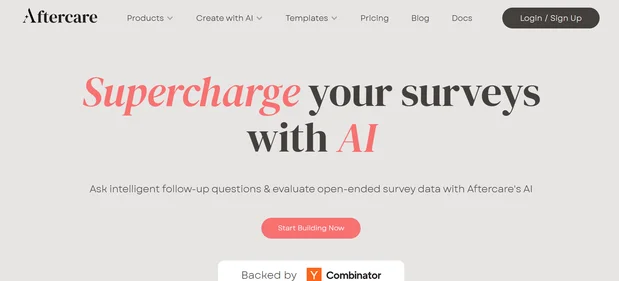 Aftercare homepage