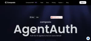 AgentAuth homepage