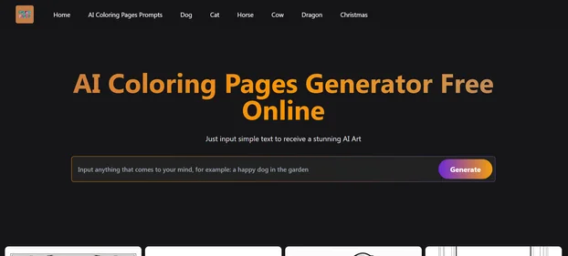 Aicoloringpages net homepage