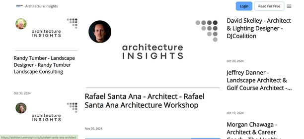 Architecture Insights homepage