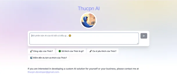 Ask My AI Chat