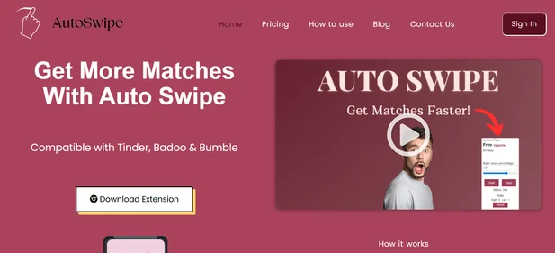 AutoSwipe Homepage