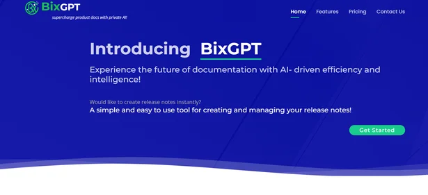 BixGPT homepage