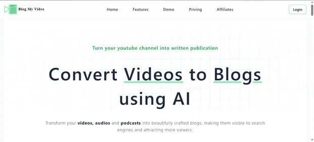 BlogMyVideo