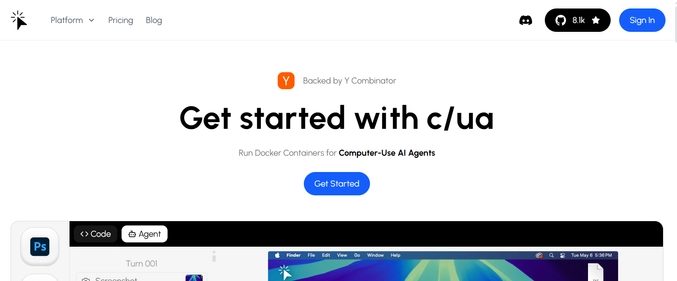 CUA 2 homepage