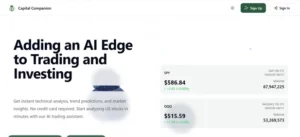 Capital Companion AI homepage