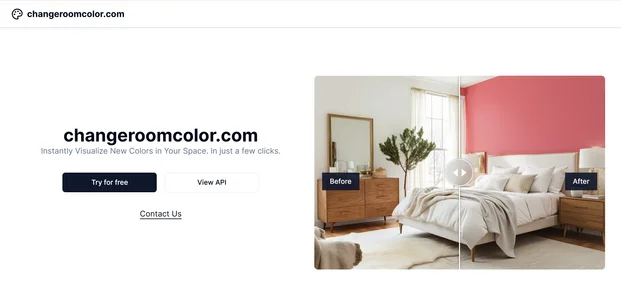 Change Room Color homepage