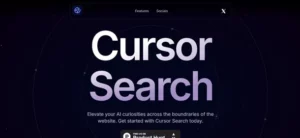 Cursor Search homepage