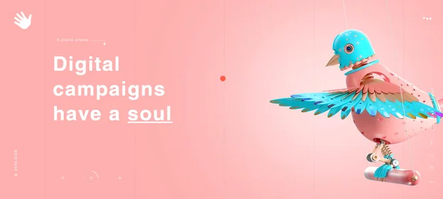 Design Interactive homepage