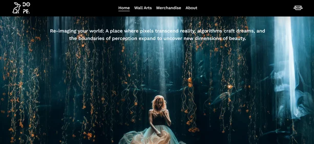 Design of Perception homepage