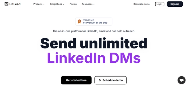 Ditlead homepage