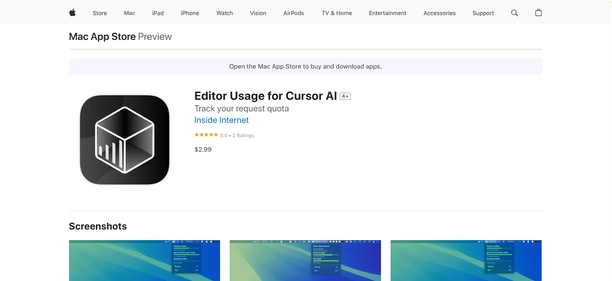 Editor Usage homepage