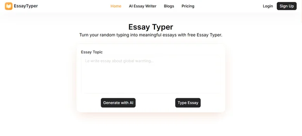 Essay Typer.home