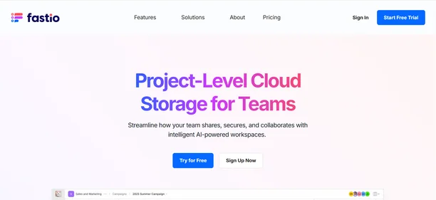 Fast IO homepage