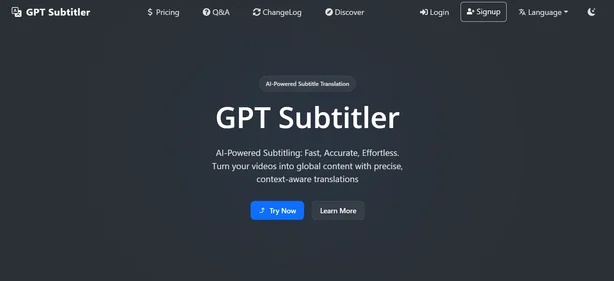 GPT Subtitler.home
