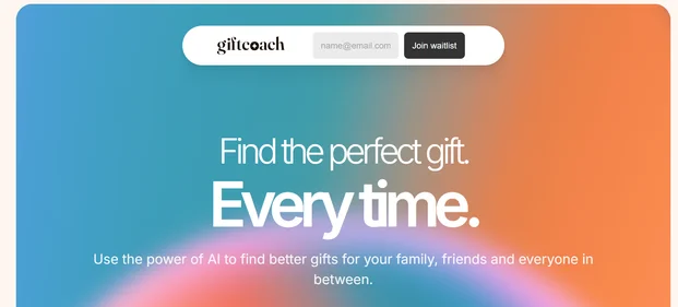 Giftcoach homepage
