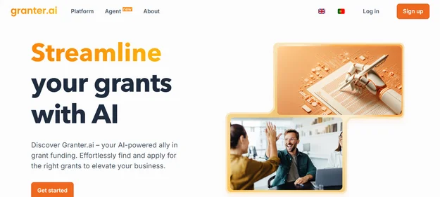 Granter AI homepage