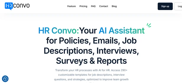 HR Convo homepage