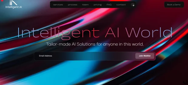 Intelligent AI homepage