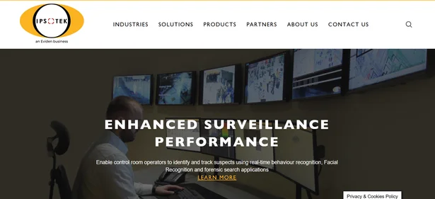 Ipsotek homepage
