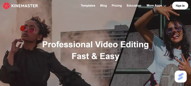 Kinemaster homepage
