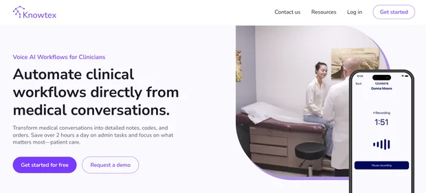 Knowtex homepage