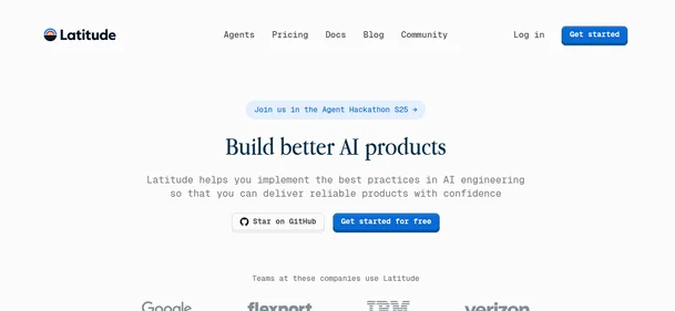 Latitude 4 homepage