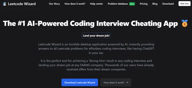LeetCode Wizard homepage