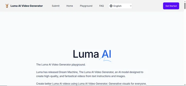 Luma AI Video