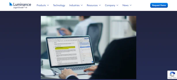 Luminance homepage