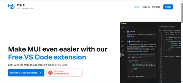 MUI for VS Code
