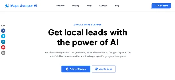 Maps Scraper AI.home