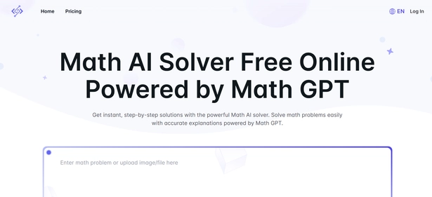 Math Now homepage