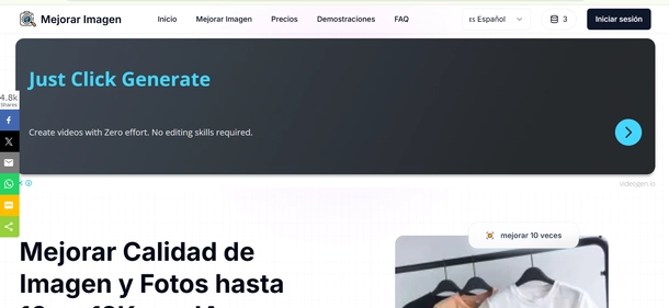 Mejorar Imagen homepage